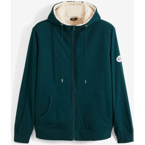 Thermo sweatvest met capuchon en fleece voering