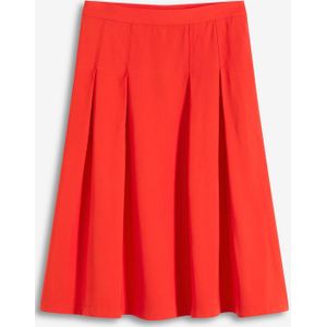 Plooirok van soepele viscose