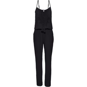 Jumpsuit van gestructureerde viscose