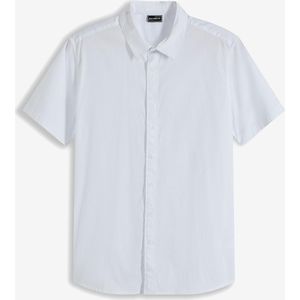 Stretch overhemd met korte mouwen, slim fit