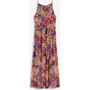 Gedessineerde jersey jurk