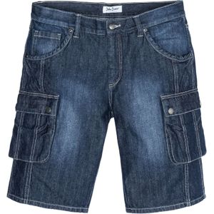 Cargo jeans bermuda regular fit