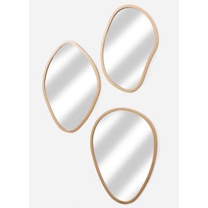 Decoratieve wandspiegel (3-dlg. set)