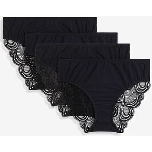 Maxislip met kant (set van 4)