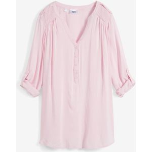 Tuniek met V-hals, lange mouw