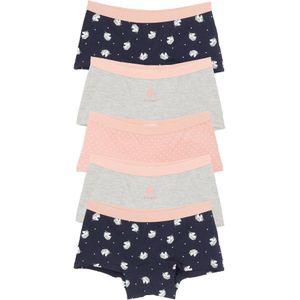 Meisjes hipster met biologisch katoen (set van 5)