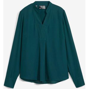 Chiffon blouse, lange mouw