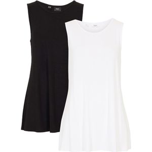 Tops - Lange Top - Viscosemix - Set van 2