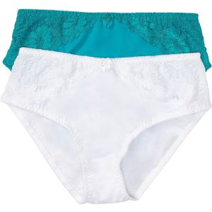 Maxislip met kant (set van 2)