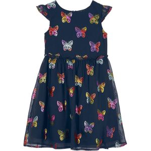 Chiffon jurk in A-lijn