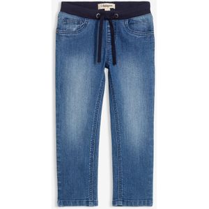 Instapjeans met tailleband, mid waist