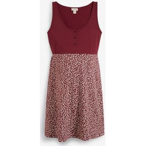 Zwangerschapsjurk/voedingsjurk van biologisch katoen