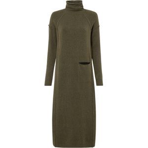 Gebreide jurk met een col
