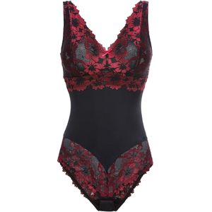 Body van gebloemd kant zonder beugels