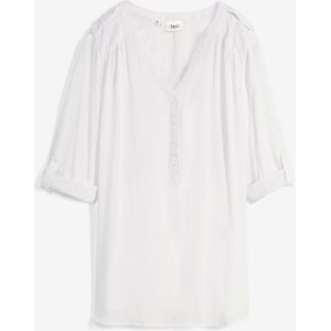 Tuniek met V-hals, lange mouw