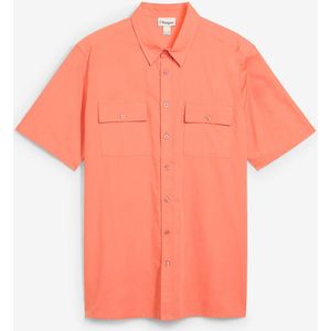 Overhemd van puur katoen met korte mouwen