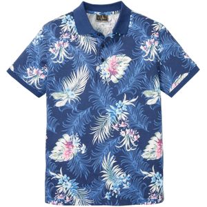 Poloshirt met Hawaï-print