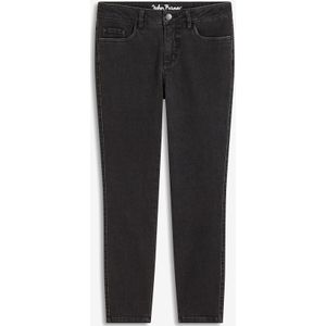 Skinny mid waist jeans, cropped