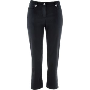 Bengaline 7/8 broek met splitjes en comfortband