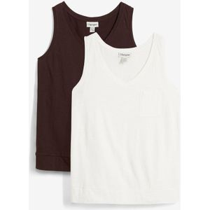 Tanktop van biologisch katoen (set van 2)