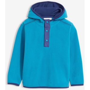 Zachte fleece trui met capuchon