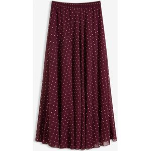 Chiffon rok in crashed look