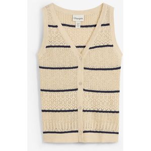 Ajour spencer met linnen