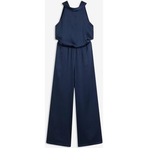 Jumpsuit van gestructureerd satijn