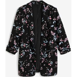 Lange blazer met print