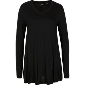 Longsleeve van viscose, wijd uitlopend