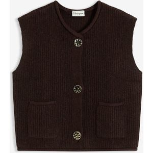 Vest met decoratieve knopen