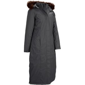 Lange outdoor jas met imitatiebont, waterdicht