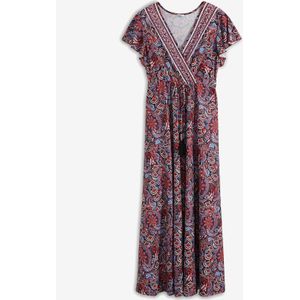 Gedessineerde maxi jurk