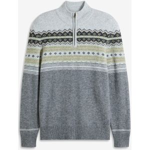 Noorse trui met opstaande kraag