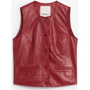 Bodywarmer van lamsnappa