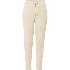 Broek in corduroy look met elastische band