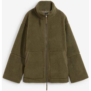Gevoerde teddy fleece jas
