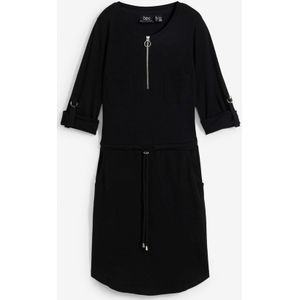 Knielange shirtjurk van dik katoen