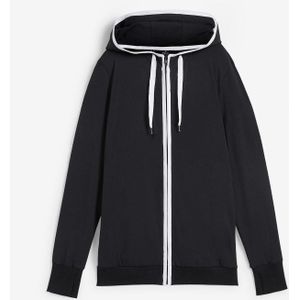 Stretch sweatvest met katoen