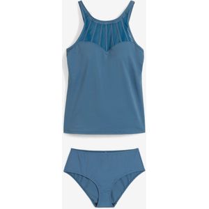 Tankini met gerecycled polyamide (2-dlg. set)