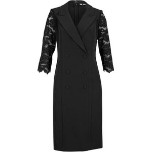 Blazerjurk met kanten mouwen