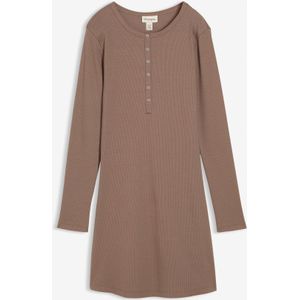 Jurk in een elastische katoenmix