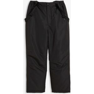 Waterdichte skibroek met bretels, warm gevoerd