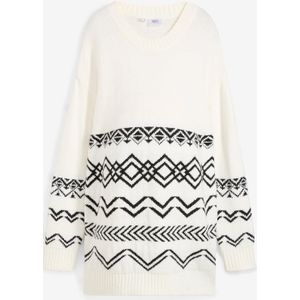 Zwangerschaps- en voedingstrui van katoenmix