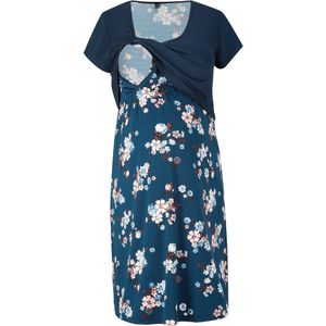 Gebloemde zwangerschapsjurk / voedingsjurk van jersey