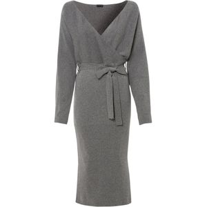 Gebreide jurk van soepele viscose