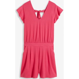 Jersey playsuit met ruches