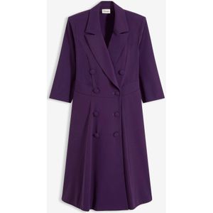 Blazerjurk met uitlopende rok