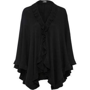 Poncho - Zacht - Met Kasjmier