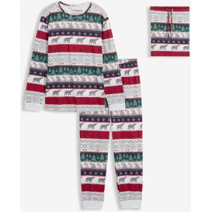 Heren pyjama van puur katoen met cadeauzakje